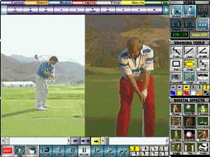VR Golf Instruction using video analysis