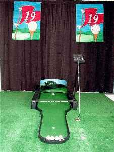 Electronic Putting Challenge simulates 75 holes of championship greens