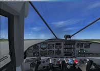 Flight Sim Analog Screen