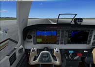 Flight Sim Cockpit Screen