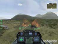VR Fighter Jet Screen