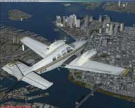 NY City Flight Simulator Screen