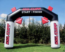 inflatable finish line